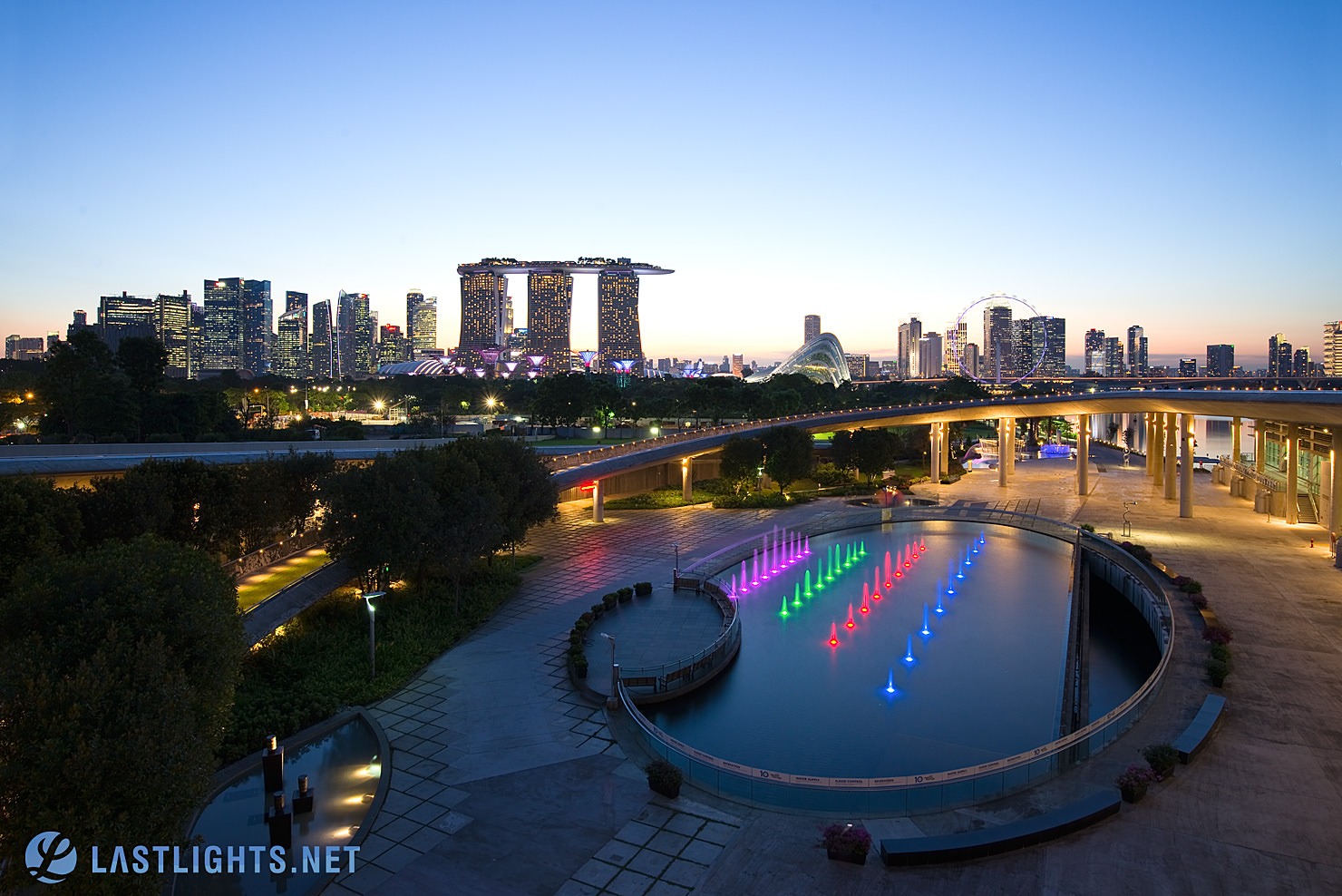 Spot 6: Shoot from Marina Barrage