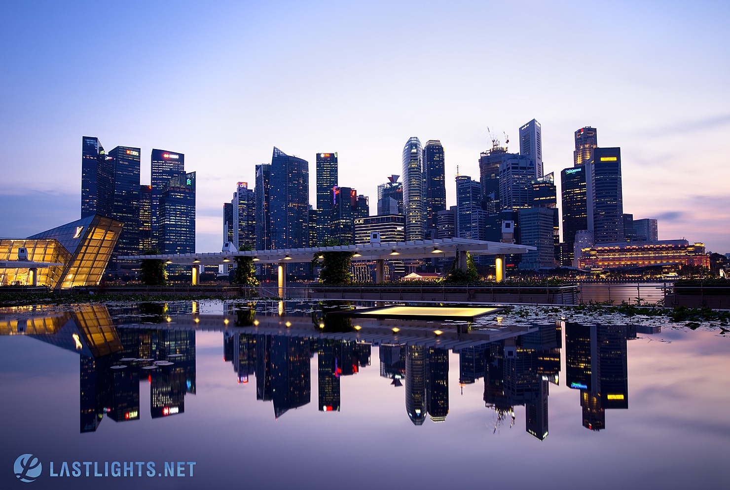 Singapore Skyline from ArtScience Museum